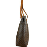 Celine Vintage Macadam Canvas Shoulder Tote