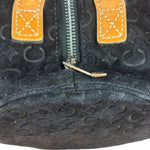 Celine Black Macadam Velour Handbag