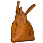 Balenciaga Brown Lambskin Riva Velo Two-Way Bag