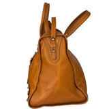 Balenciaga Brown Lambskin Riva Velo Two-Way Bag