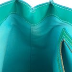 Louis Vuitton Vintage Teal Monogram Vernis Wilshire PM Tote