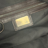 Fendi Vintage Tiger Print Canvas Bowler Bag