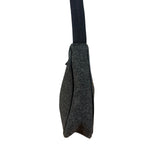 Prada Charcoal Gray Wool Sport Mini Hobo Bag