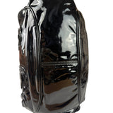 Chanel Black Patent Leather Camellia Petals Shoulder Bag 2010