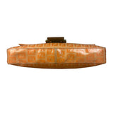 Fendi Vintage Orange Zucca Mamma FF Monogram Baguette
