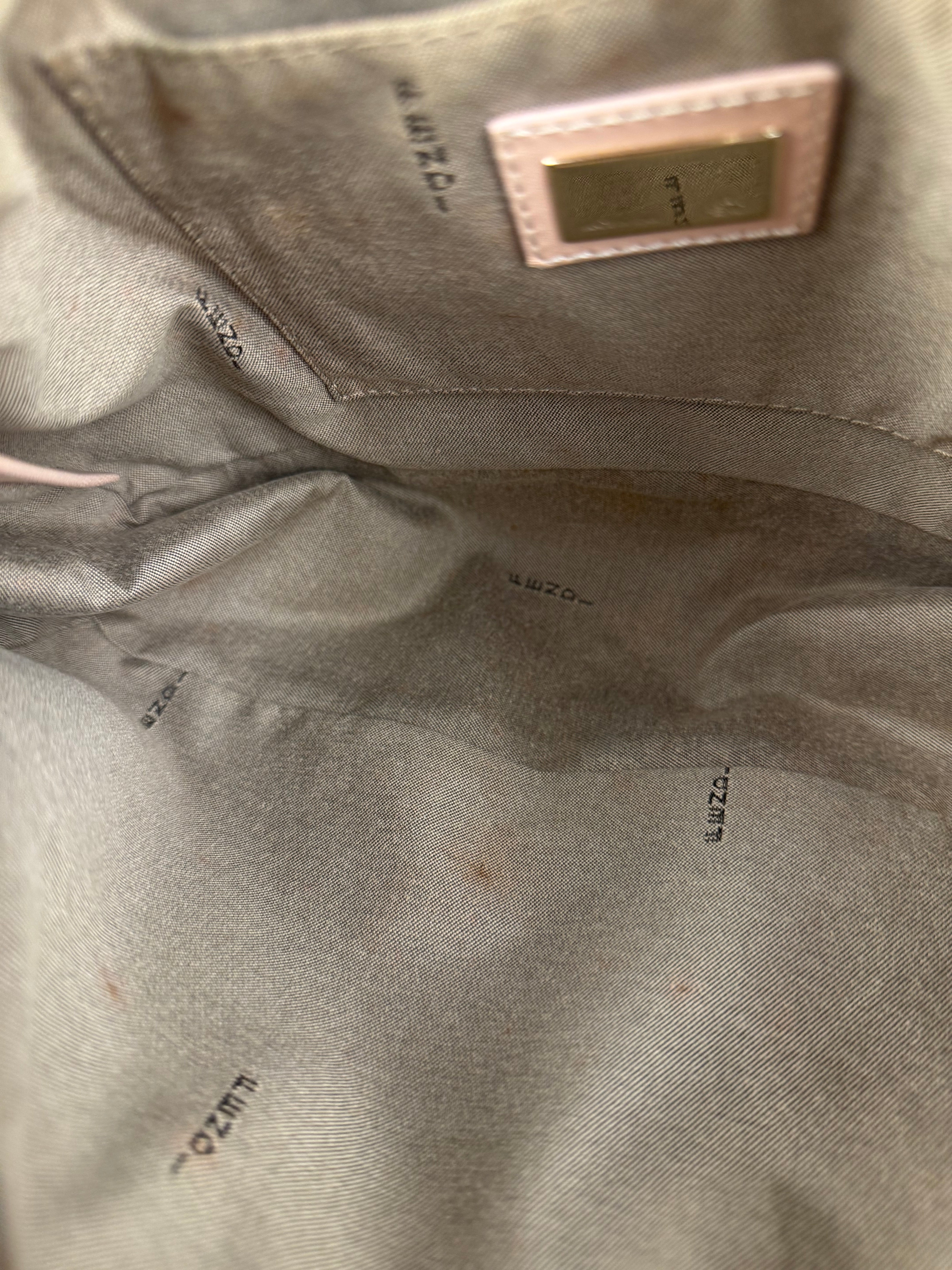 Fendi Vintage FF Beige Pochette