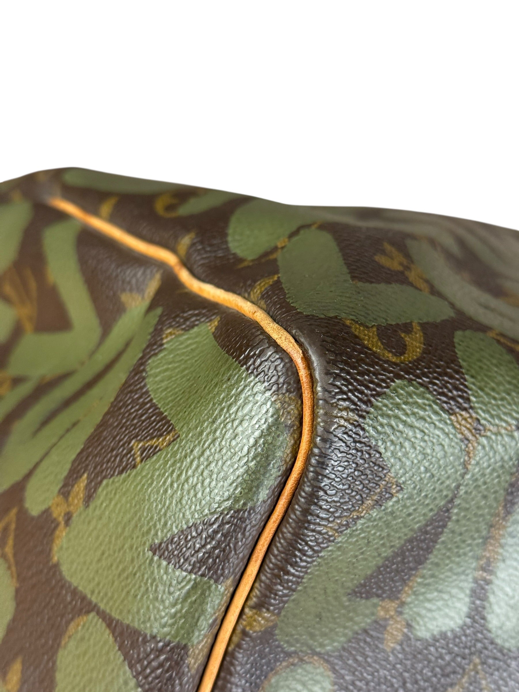Louis Vuitton Stephen Sprouse Limited Edition Graffiti Keepall 50 Green