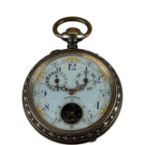 Continental Watch Co. Triple Calendar Pocket Watch