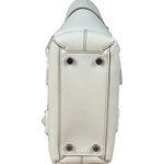 Bottega Veneta Cream Leather Mini Arco Two-Way Bag