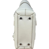Bottega Veneta Cream Leather Mini Arco Two-Way Bag