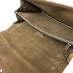 Chloe Grey Leather/Suede Faye Clutch