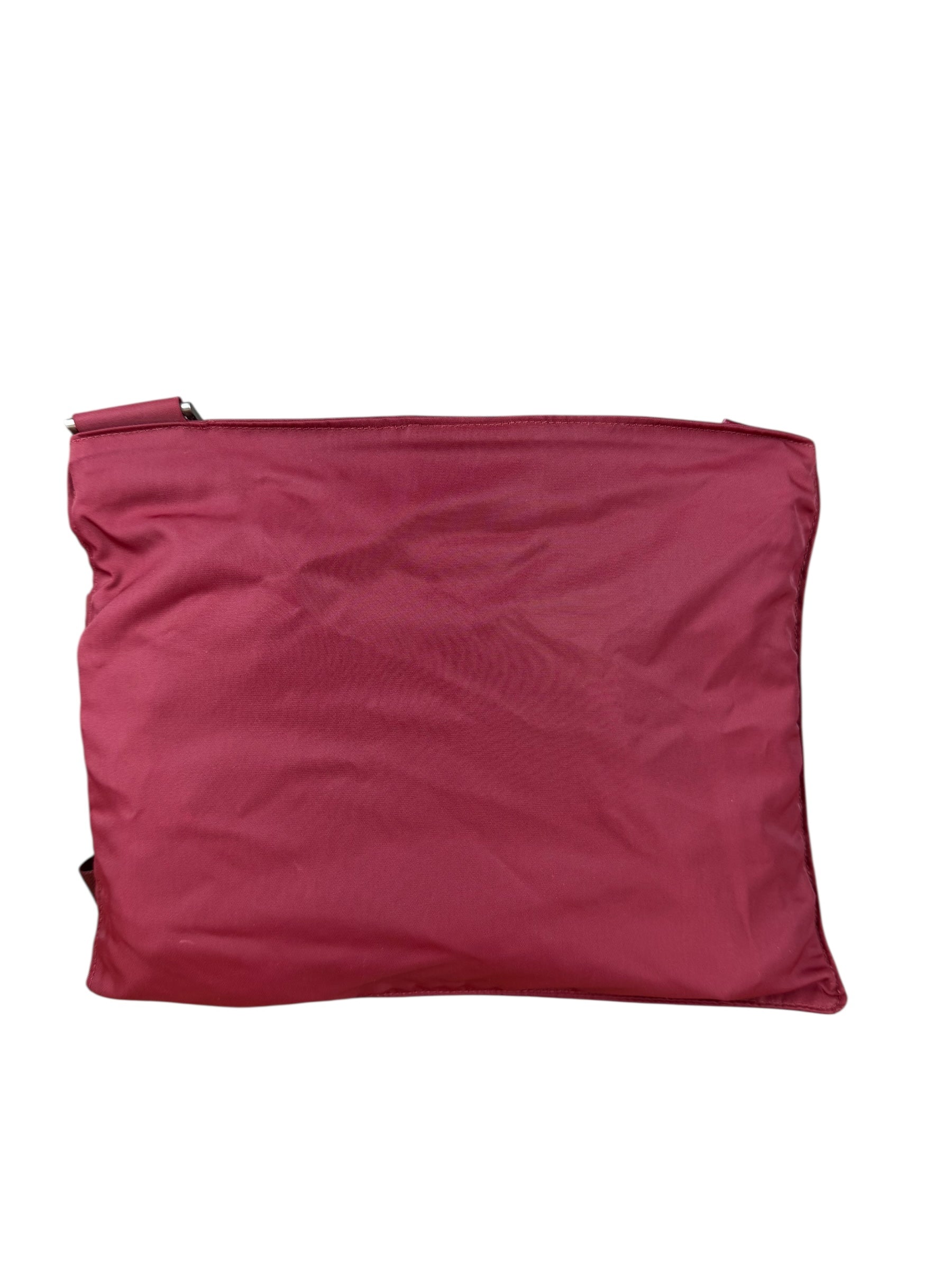 Prada Nylon Crossbody Bag Red