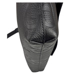 Gucci Black Leather Medium Jumbo GG Pouch/Messenger Crossbody Bag