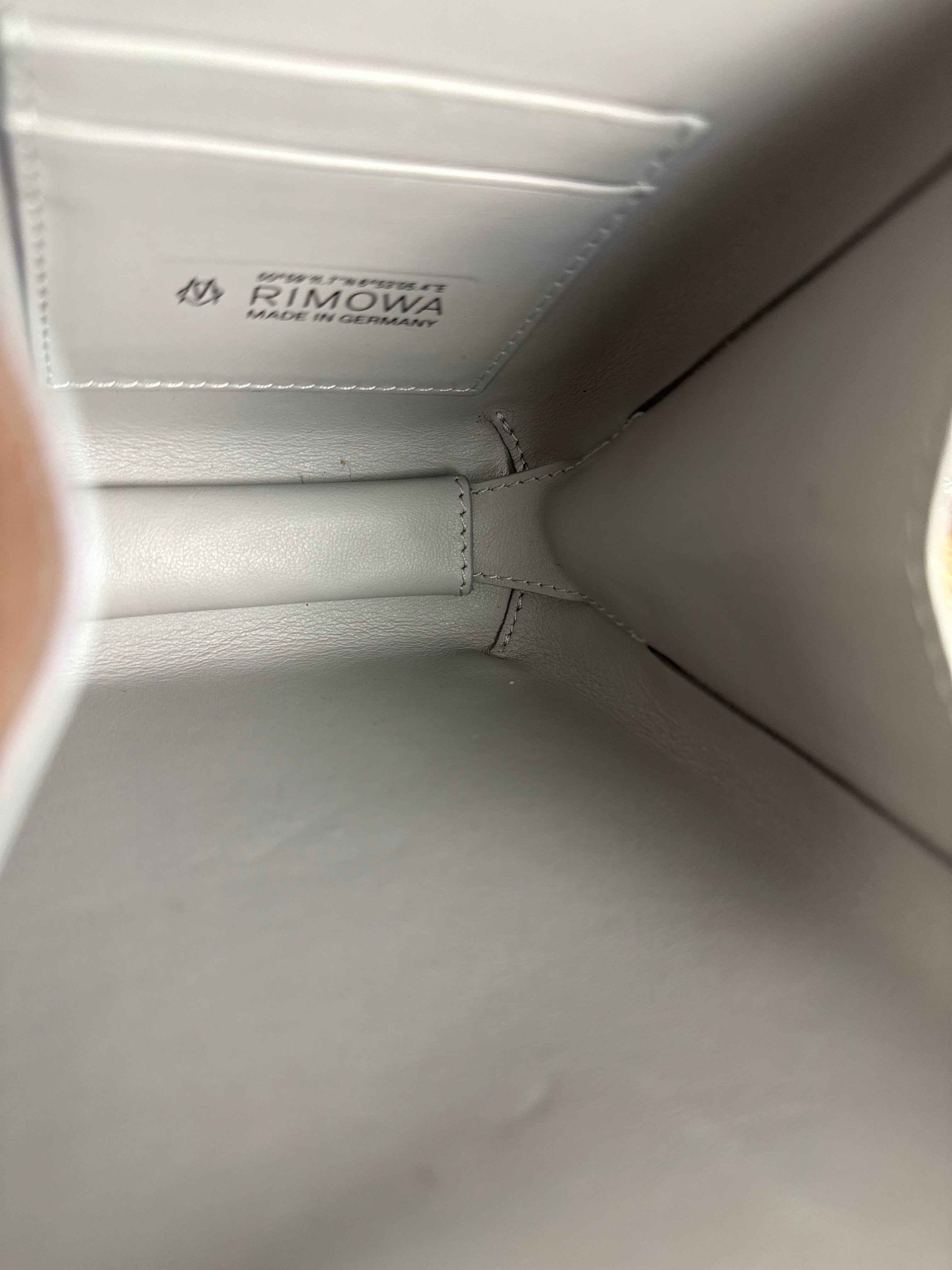 Rimowa Aluminium Personal Sling Clutch Silver
