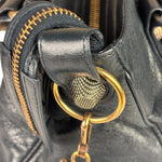 Balenciaga Vintage Navy Leather City Two-Way Bag