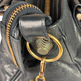 Balenciaga Vintage Navy Leather City Two-Way Bag