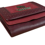 Burberry Blue Label Red Suede/ Leather Wallet