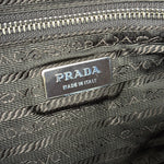 Prada Tessuto Buckle Shoulder Bag