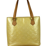 Louis Vuitton Yellow Vernis Houston Tote MM