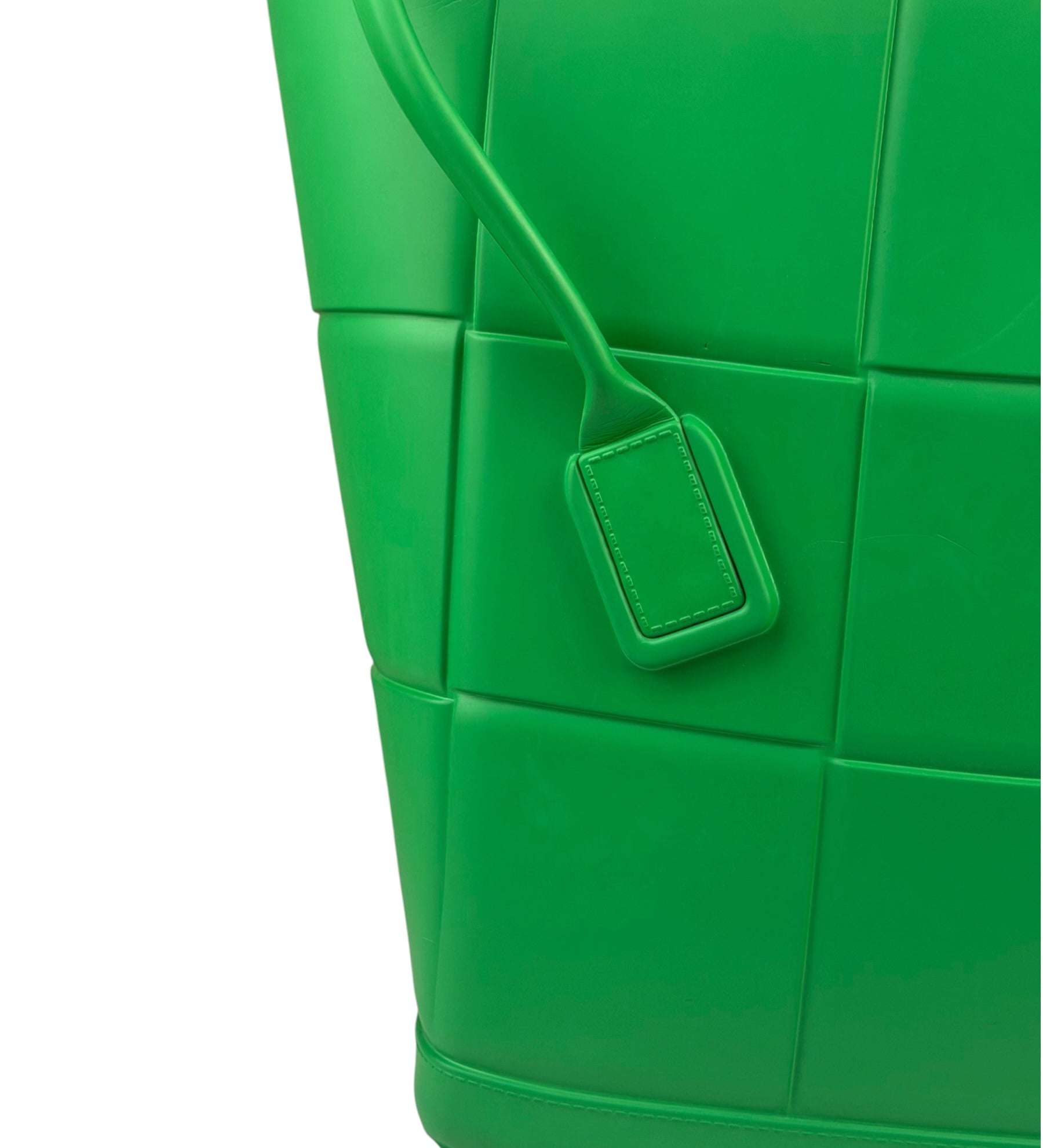 Bottega Veneta Green Acro Large Rubber Tote
