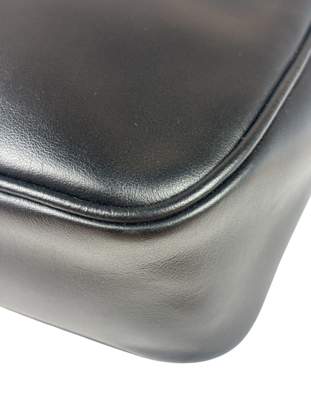 Prada Black Saffiano Leather Re-Edition Two-Way Bag