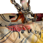 Chanel Multicolor Graffiti Coated Canvas Tote