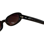 Quay Black Thin Sunglasses