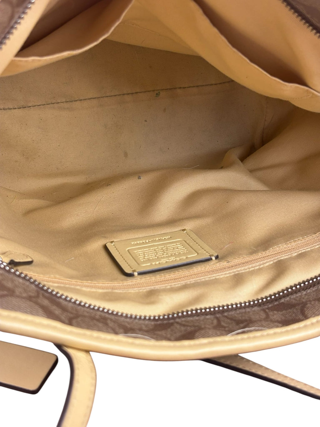 Coach Beige/Brown CC City Tote