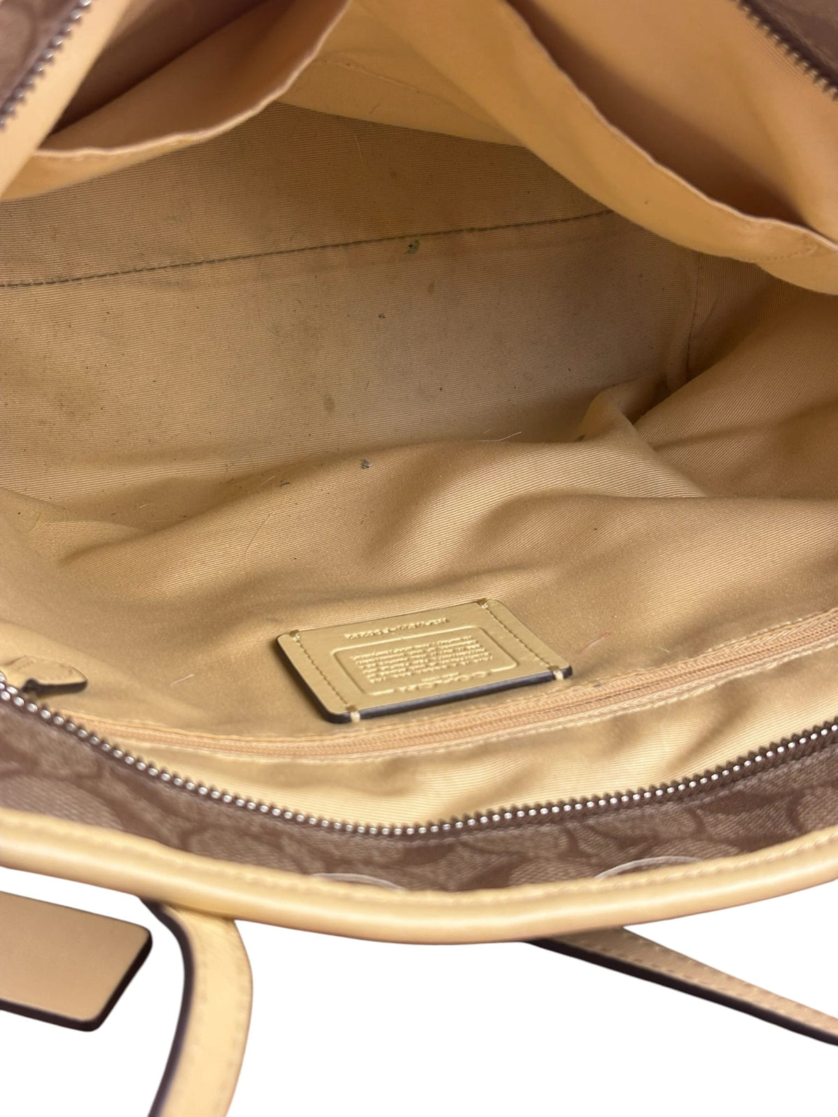 Coach Beige/Brown CC City Tote