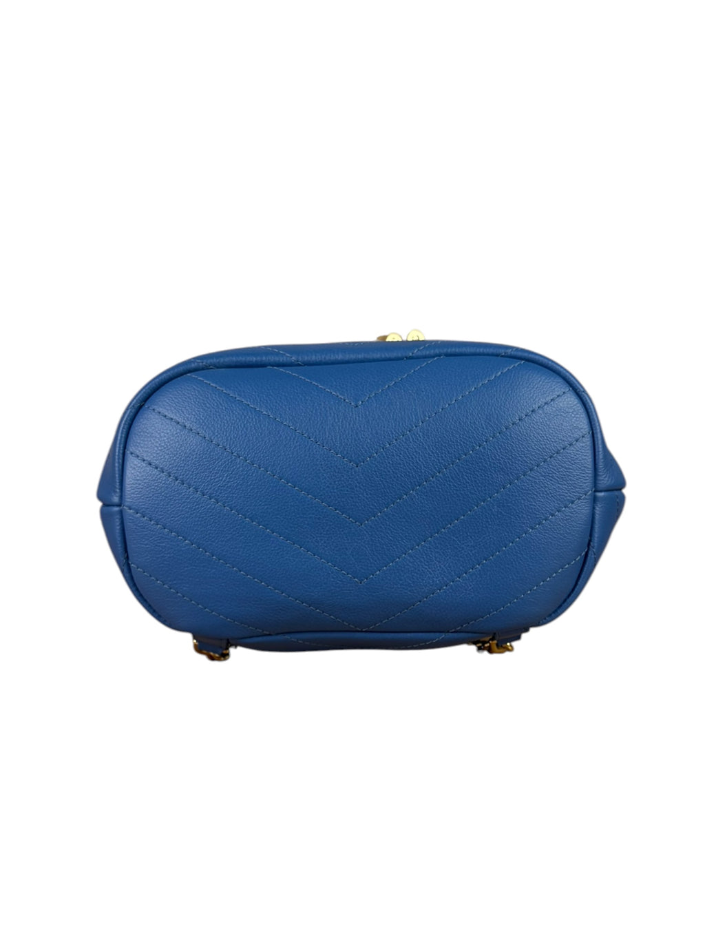 Chanel Blue Leather Chevron Urban Sprit Bag-pack
