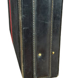 Gucci Navy Suede Vintage Briefcase