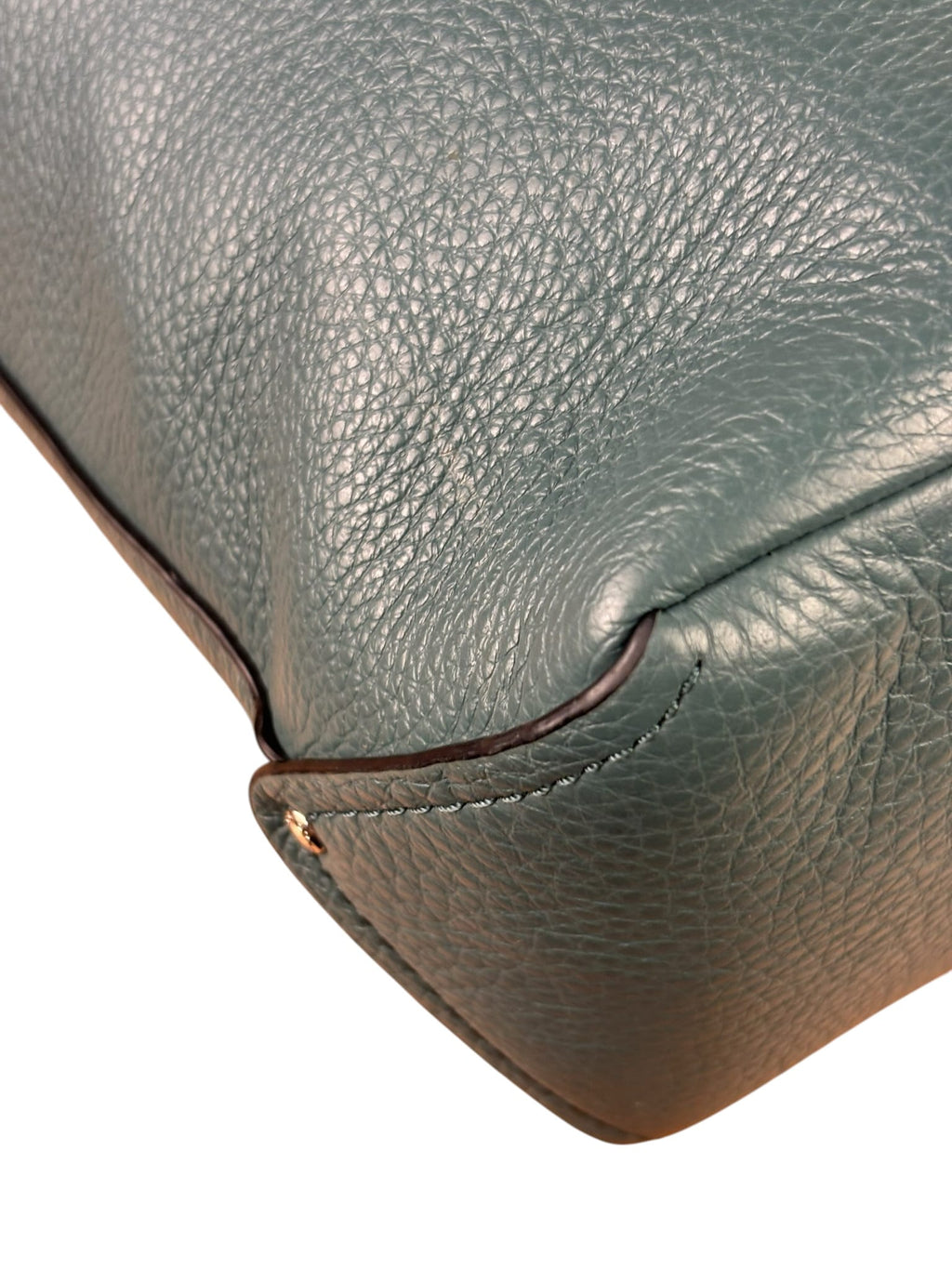 Coach Green Pebbled Leather Rogue Shoulder Bag