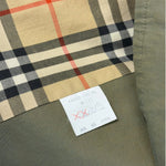Burberry Vintage Sage Green Trench Coat