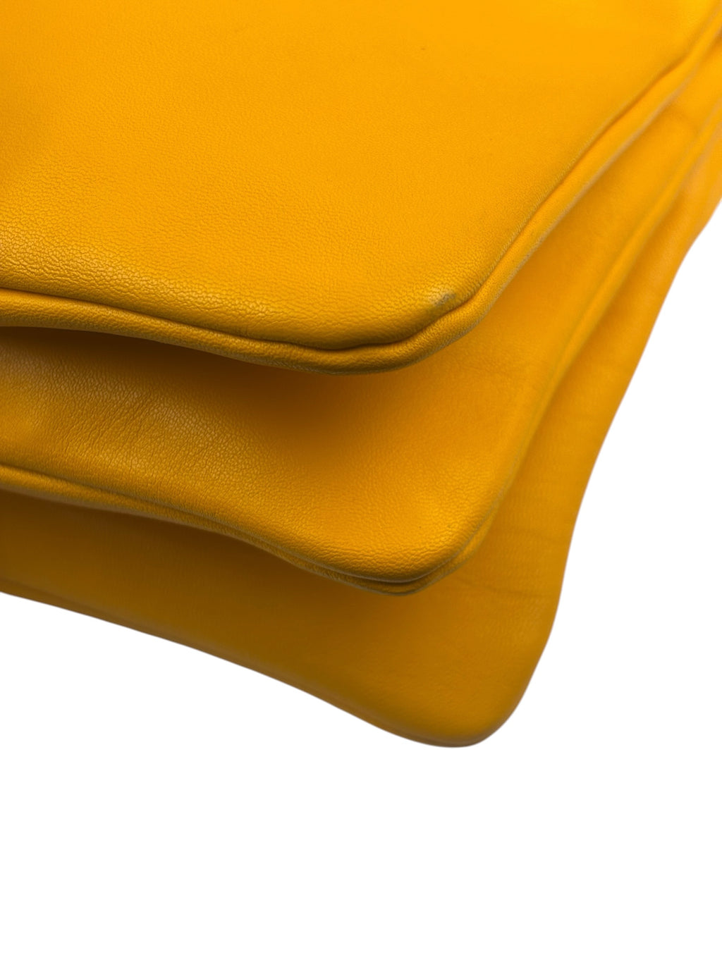 Celine Yellow/Orange Leather Trio Small Crossbody Bag