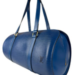 Louis Vuitton Blue Epi Soufflot Handbag