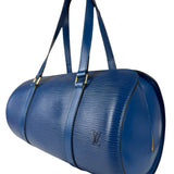 Louis Vuitton Blue Epi Soufflot Handbag