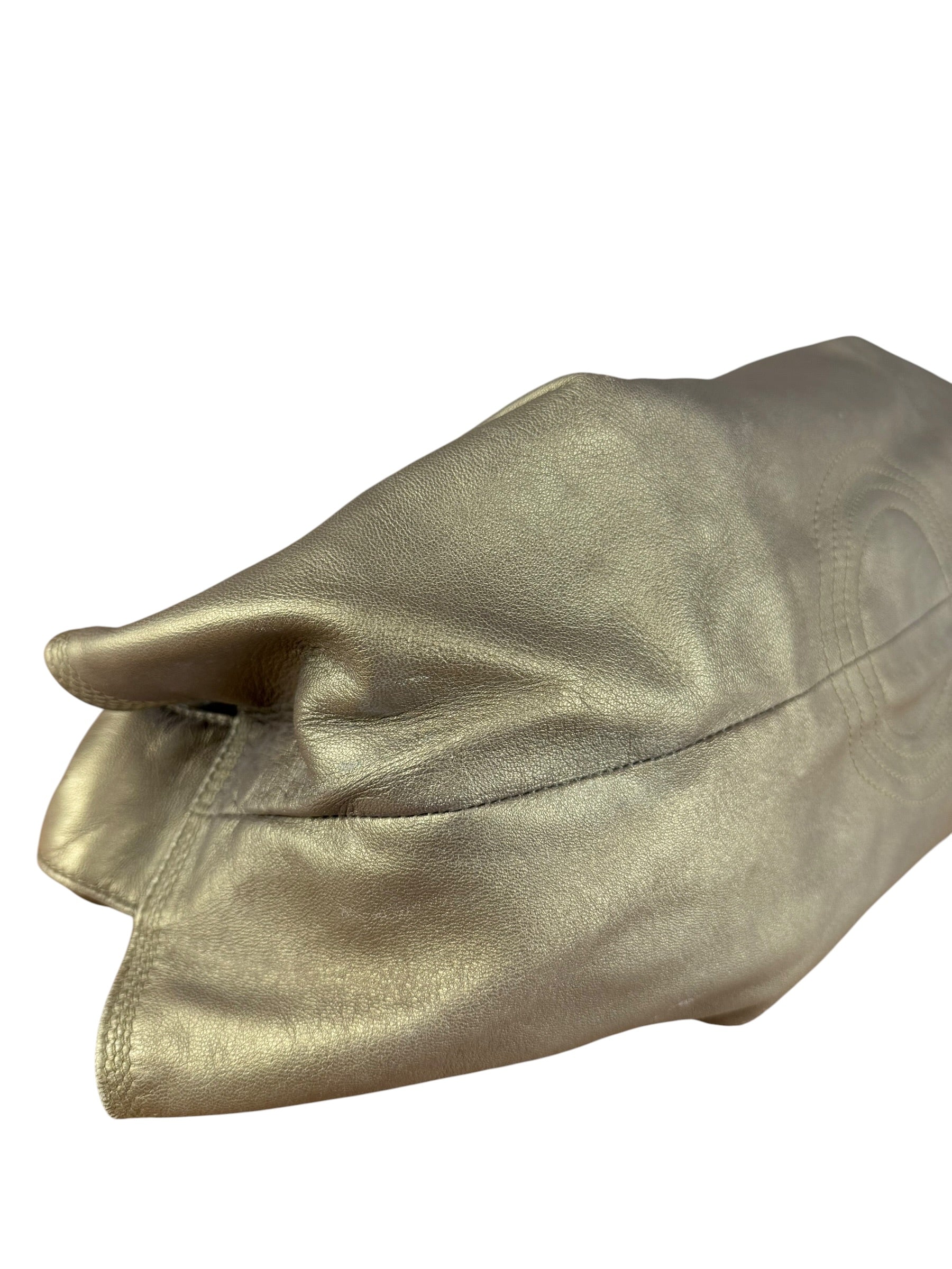 Loewe Vintage Gold Nappa Aire Hobo/Tote Bag