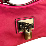 Loewe Fucshia Padlock Shoulder Pochette