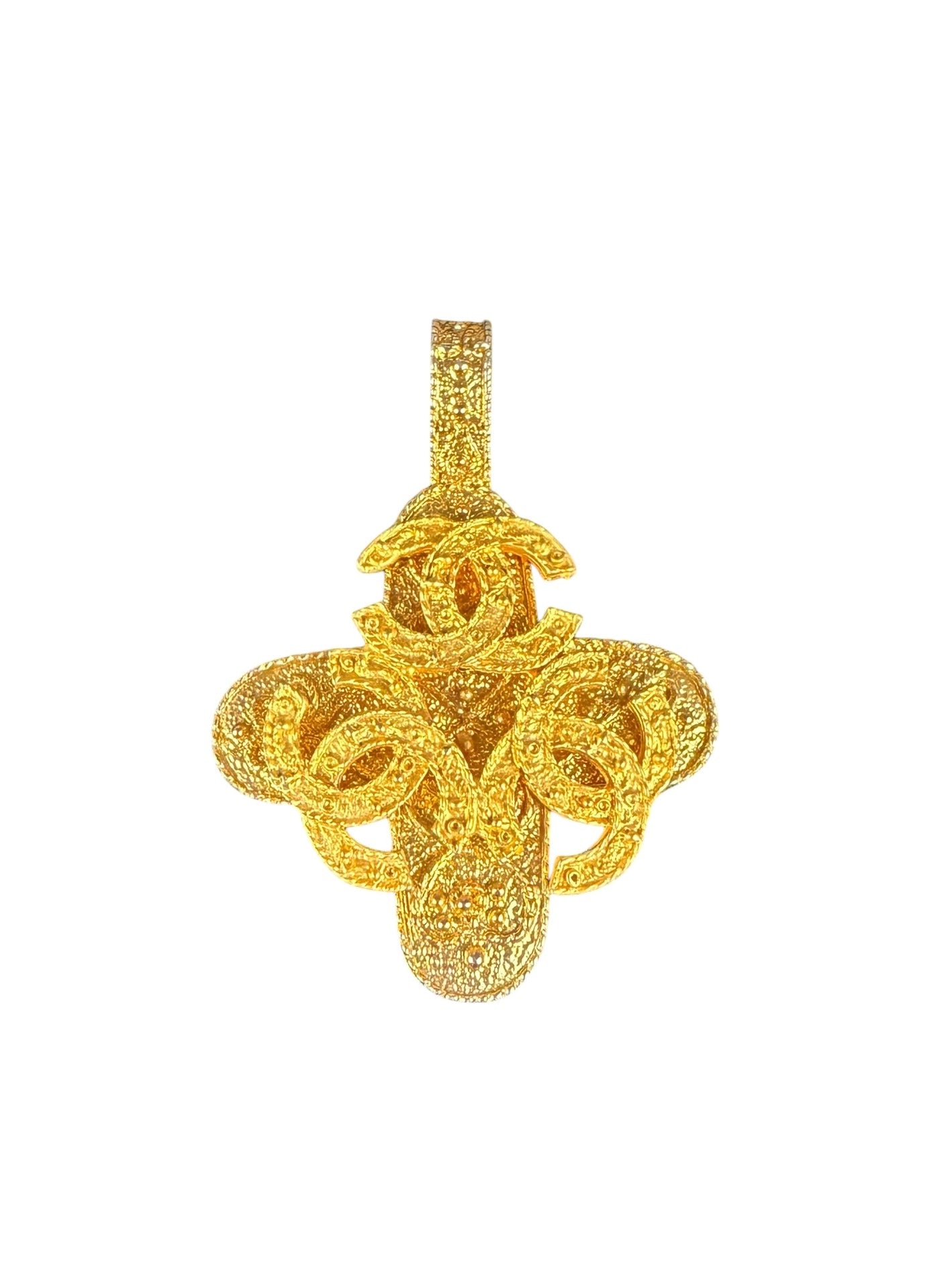 Chanel Vintage Autumm/Winter Triple Coco Mark Pendant 94A 1994