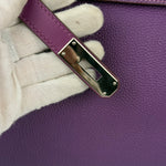 Hermes Kelly 35 Purple Ghillies Swift Togo Leather Handbag 2015