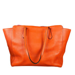 Gucci Orange Pebble Leather Swing Medium Tote