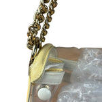 Chanel Yellow Clear PVC Classic Chain Flap Bag 2012