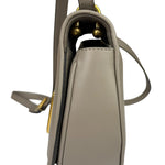 Fendi Dove Gray Leather C'mon Crossbody Bag