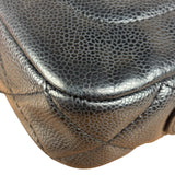 Chanel Black Caviar Quilted Leather Mini Square Flap Bag 2021