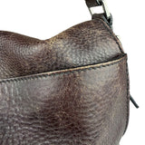 Prada Vintage Brown Leather Cervo Antik Messenger Bag