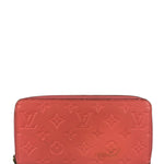 Louis Vuitton Pink Empreinte Leather Long Wallet