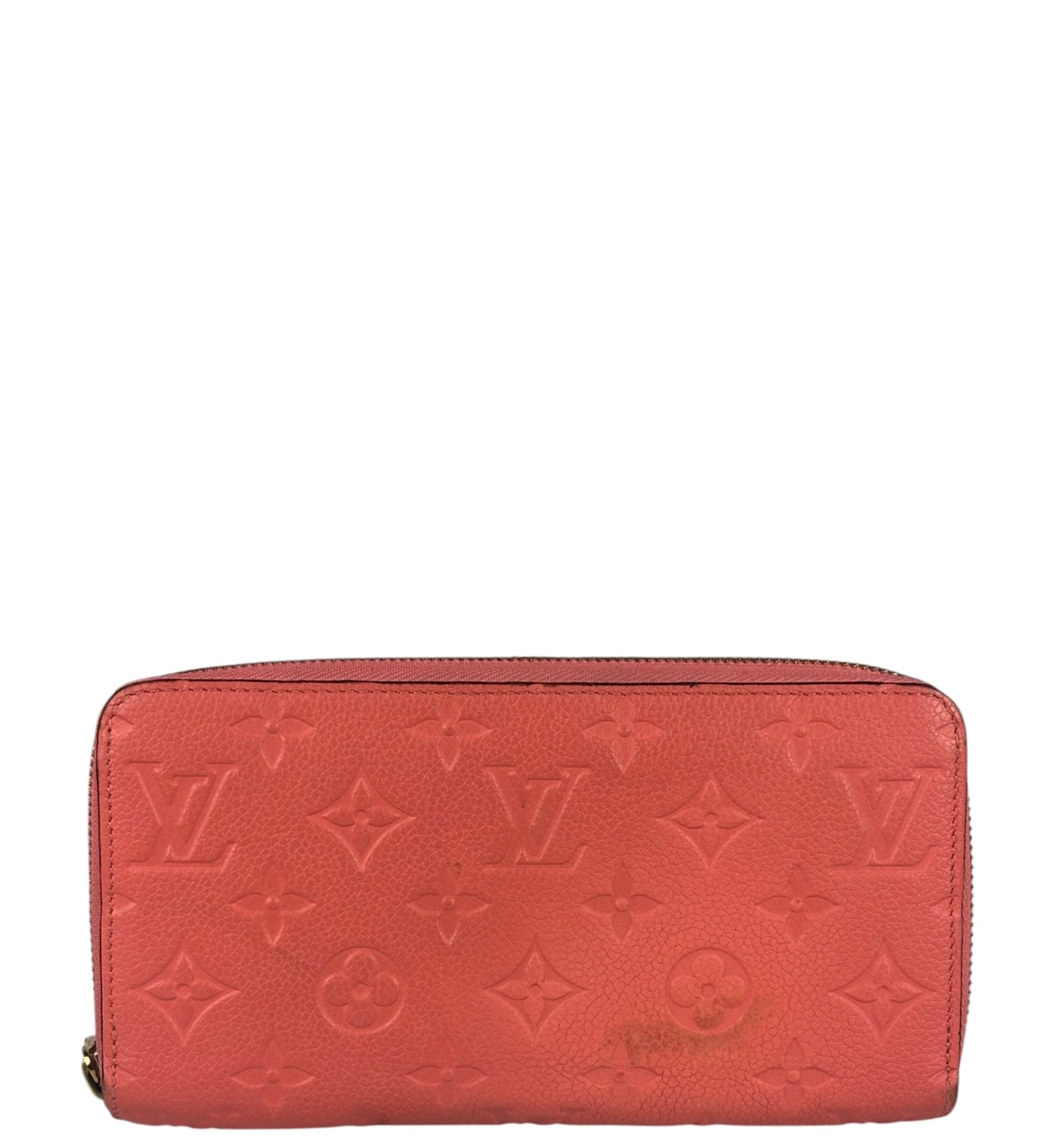Louis Vuitton Pink Empreinte Leather Long Wallet