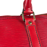 Louis Vuitton Red Epi Keepall 45