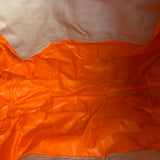 Celine Vintage Green Nylon Puffer Handbag