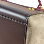 Celine Colorblock Leather/Suede Two-Way Bag